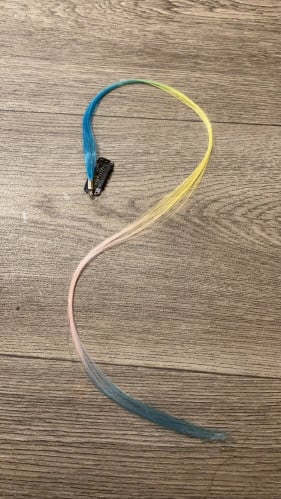 خصلة اكستنشن الصناعي مقاسها 57 سم قابله للتقصير