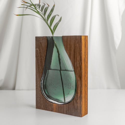 مزهرية بتصميم حديث , بيضاوية