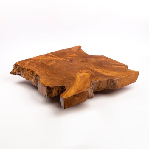 طاولة من خشب التيك الطبيعي