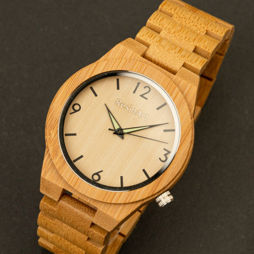 ساعة رجالية فاخرة من الخشب