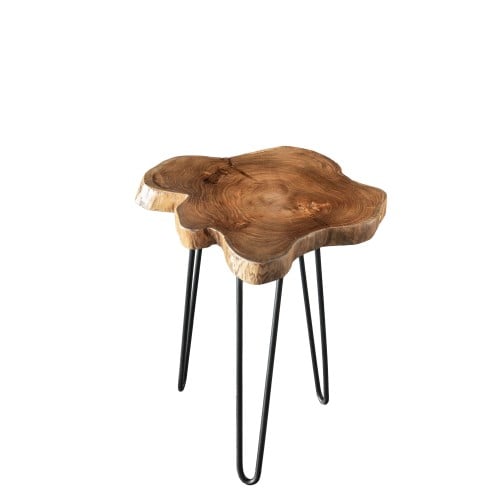 طاولة خدمة من خشب التيك الطبيعي