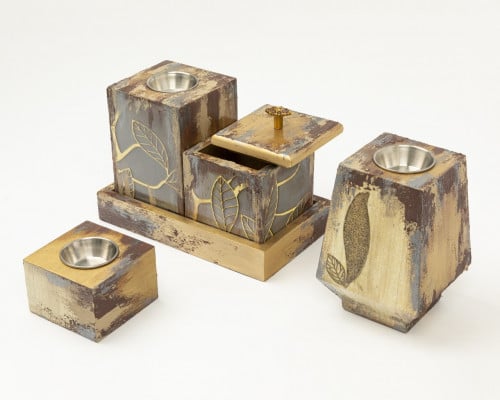 طقم مباخر بتأثيرات فنية