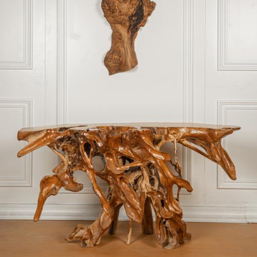 مدخل خشب التيك الطبيعي