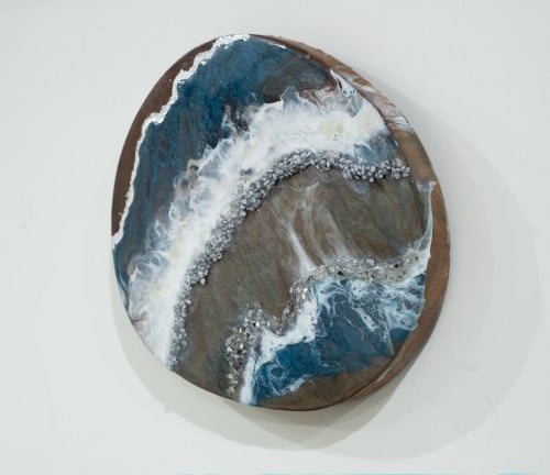 سلابة مطعمة رزن بطريقة الأمواج والأحجار