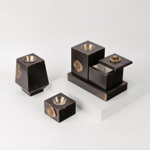 طقم مباخر بفن الديكوباج