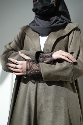 عبايه شامواه زيتي