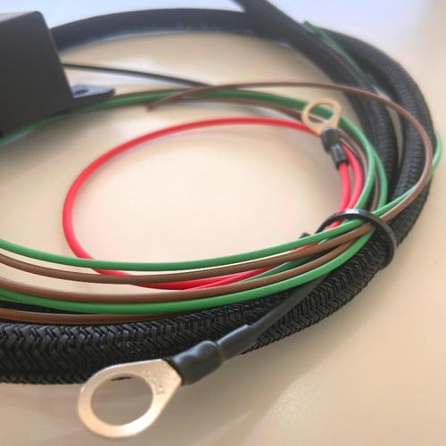 ضفيرة مروحة سبال Spal إضافية مع كتاوت بوش و أسلاك...