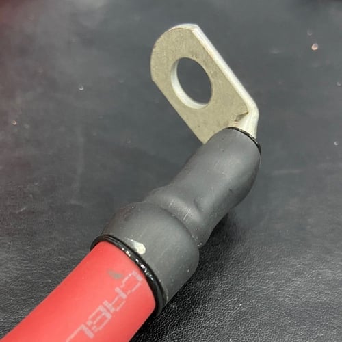 هيت شرنك أسود مع غراء أسود مقاس 5 ملي (3/16 انش) ط...