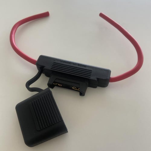 علبة فيوز فردي حجم جمبو مع اسلاك مقاس 10 ملي/8 قيج...