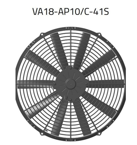 مروحة سبال الايطالية مقاس 16 انش دينمو نحيف دفع VA...