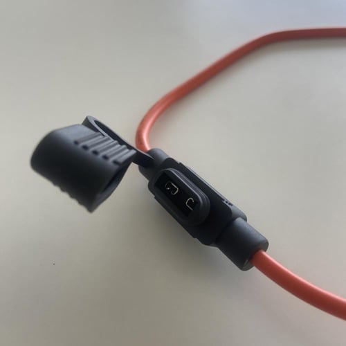 علبة فيوز فردي حجم ميني مع اسلاك مقاس 4 ملي/12 قيج...