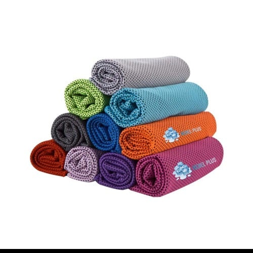 المنشفة الباردة من ربل بلس - cold towel - سماوي