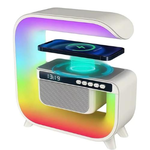 مكبر صوت G3 مزود بشاحن لاسلكي LED