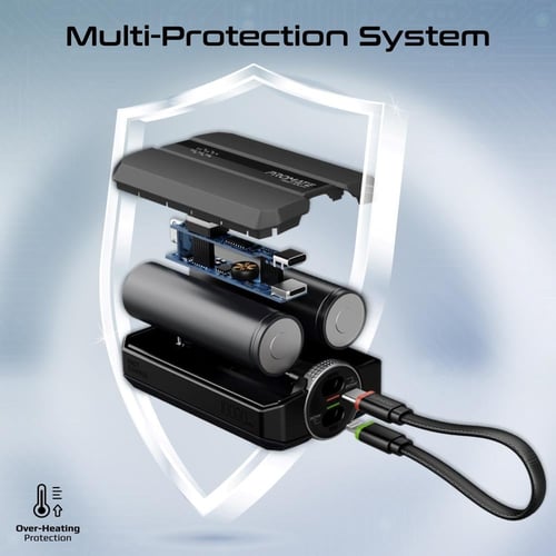 بطارية متنقلة صغيرة الحجم بسعة 10000 مللي أمبير في...