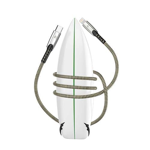 كيبل بي دي مقاوم للاشتعال بطول 1.2 spake bery اسود...