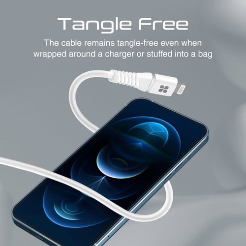 كيبل بروميت C2 Lightening للايفون أسود بطول 1.20