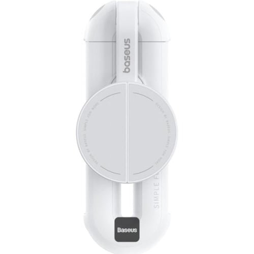 بيسوس تيك شوت عصا سيلفي وستاند للجوال - ابيض