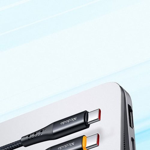 كيبل تايب سي - تايب سي بخاصية توقف تلقائي 1.2 سم -...