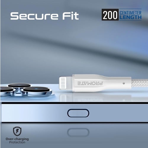 أقوى كابل USB-A إلى لايتنينغ متين بقوة 10 واط، يوف...