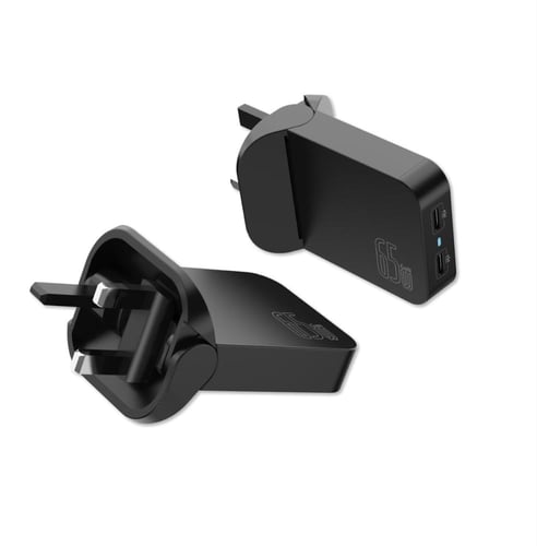 شاحن جداري بقوة 65 واط اكس لورد مع كيبل مغناطيس قا...