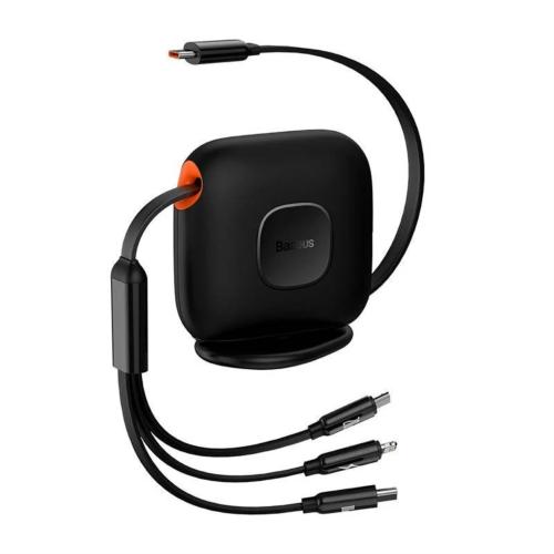 منصة بيسوس قابل للسحب 3 في 1 كيبل شحن سريع 100 واط...