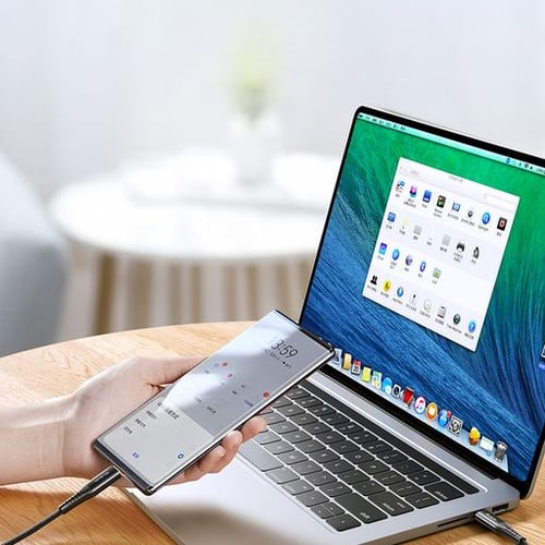 كيبل تايب سي - تايب سي بخاصية توقف تلقائي 1.2 سم -...