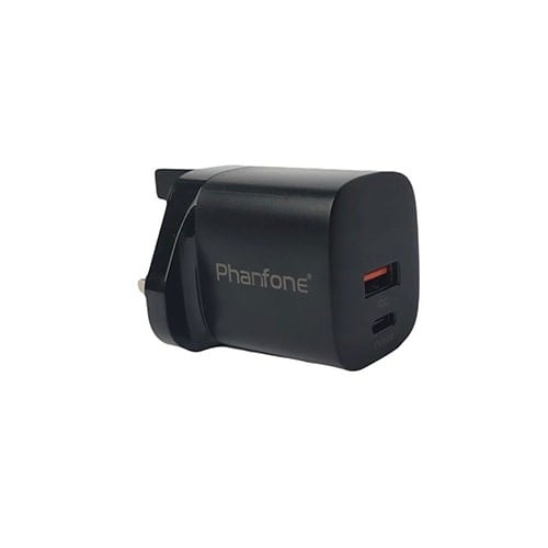 فيش منزلي 33 واط منفذين USB & PD من Phanfone