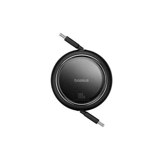 كيبل بيسوس سحب تايب سي 100 واط _ أسود