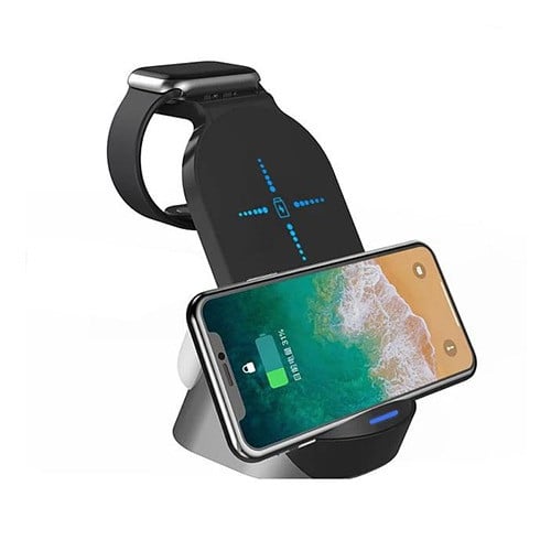 شاحن لاسلكي سريع متعدد الوظائف وقاعدة وقوف، شاحن ل...