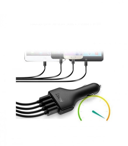 اوكي - شاحن سيارة باربعه منافذ يو اس بي