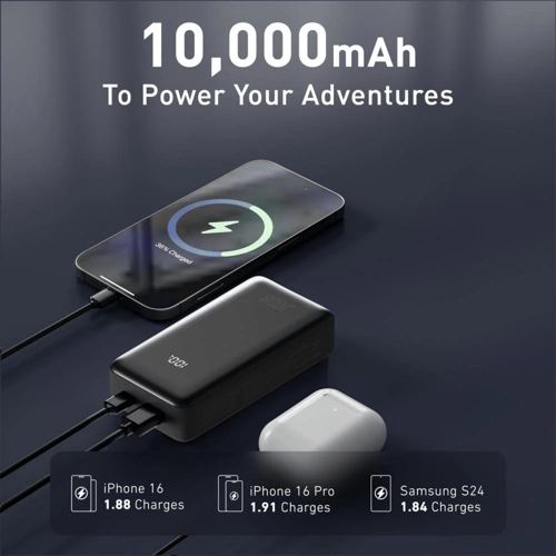 بطارية متنقلة JODA TURBO يسعة 10000 ملي امبير بقوة...