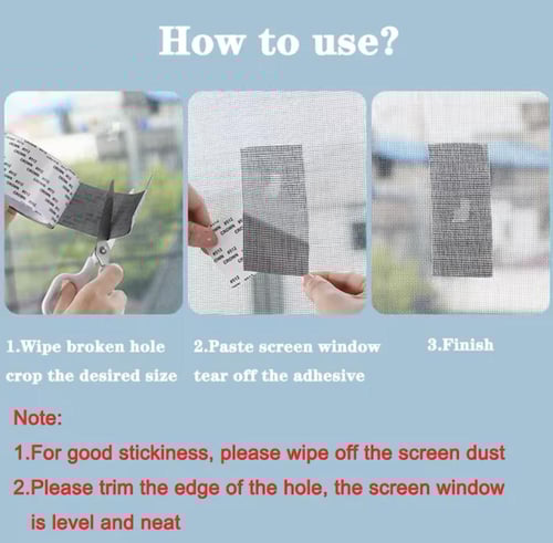 لاصق لاصلاح شبكة النافذة