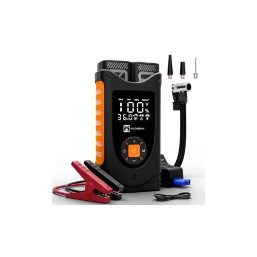 موج ماكس 3في1 مشغل ومنفاخ هواء للسيارة وباور بنك 12000 ملي امبير - MX182