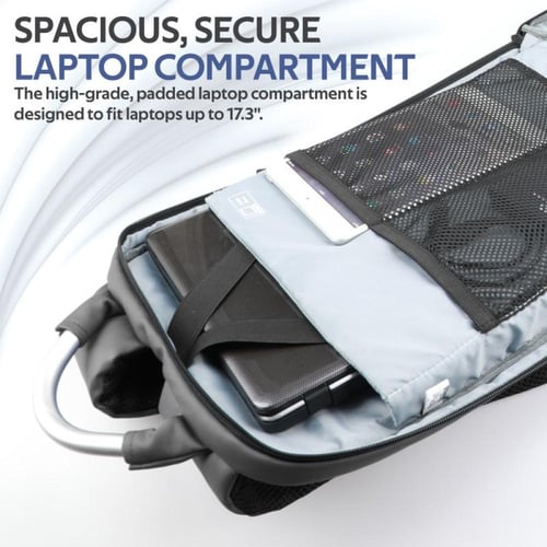 حقيبة ظهر فائقة التنظيم رفيعة للكمبيوتر المحمول مق...