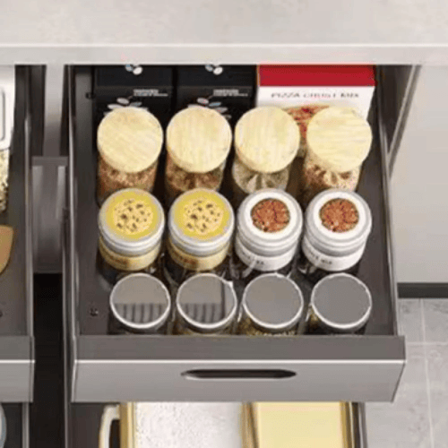 درج تخزين و تنظيم متحرك للمطبخ و الخزائن من ATOUR