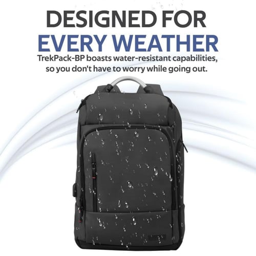 حقيبة ظهر فائقة التنظيم رفيعة للكمبيوتر المحمول مق...