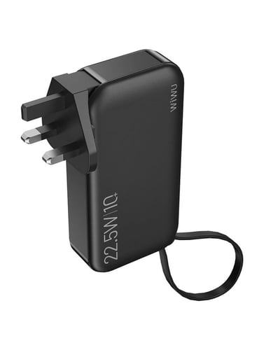 بطارية متنقلة سعة 10.000 + فيش جداري عالمي من شركة...