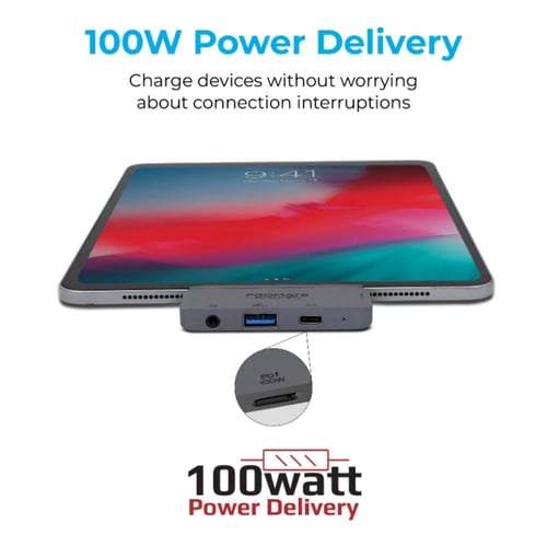 بروميت موزع وسائط متعددة USB-C يو اس بي سي 4 في 1...