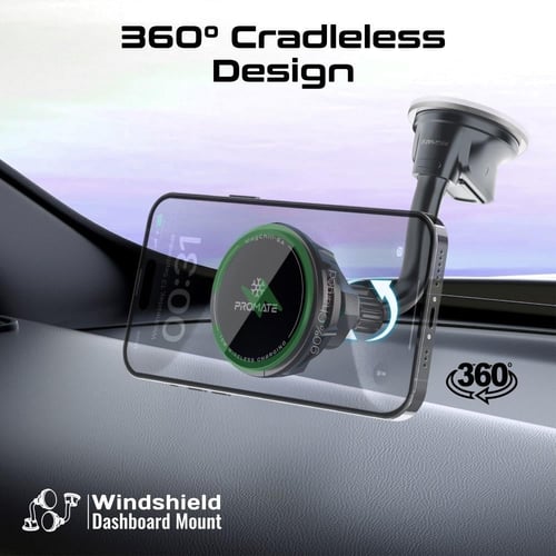 حامل شاحن لاسلكي الاكثر تطورا في العالم مع مبرد مد...