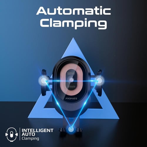 احدث وأقوى حامل هاتف وشاحن سيارة لاسلكي بقوة 15 وا...