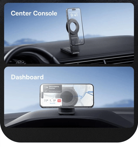 ستاند بيسوس c02 ماج سيف للجوال دوران 360 درجة - اس...