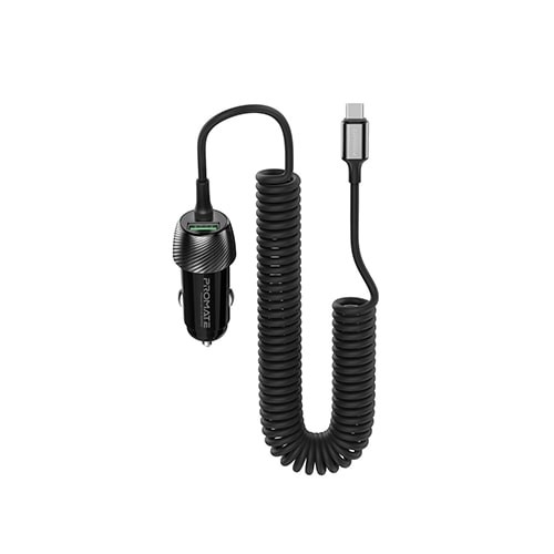 شاحن سيارة مع كابل USB-C™ ، شاحن DC عالمي بقدرة 33...