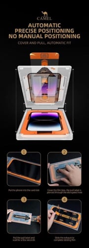 لاصق حماية للشاشة مع قاعدة تركيب ستيكر - 13 برو ما...