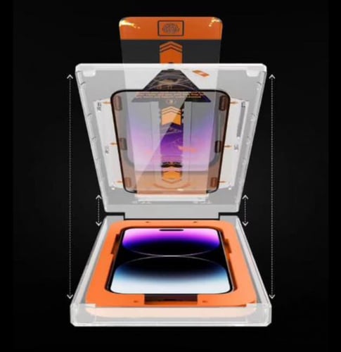 لاصق حماية للشاشة مع قاعدة تركيب ستيكر - 13 برو ما...