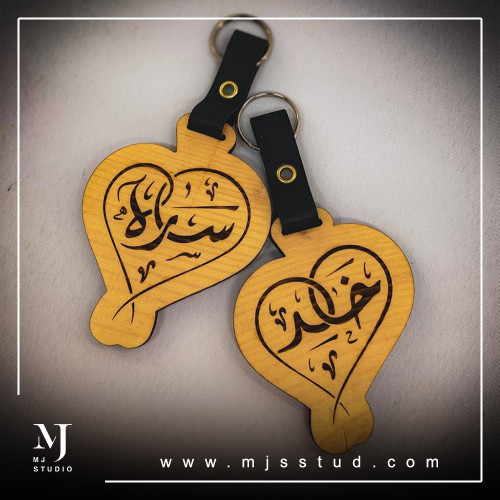 ميدالية القلب بالاسم