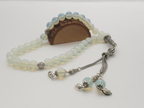 Moonstone prayer beads