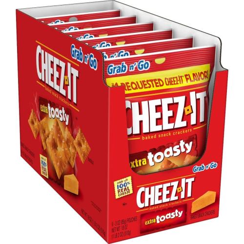 Cheez-It مقرمشات الوجبات الخفيفة المحمصة للغاية من...