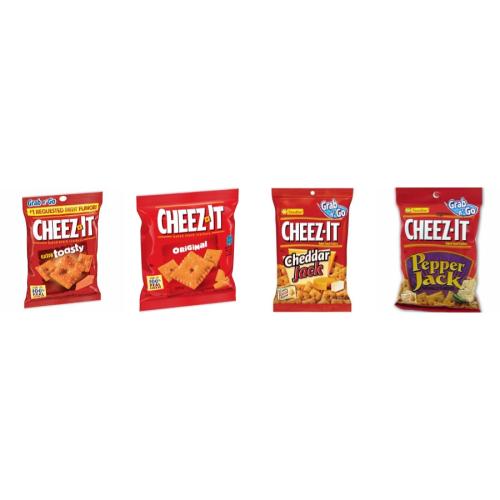 بسكويت "تشيز-إت بنكهات واحجام مختلفة" (Cheez-It DUOZ)