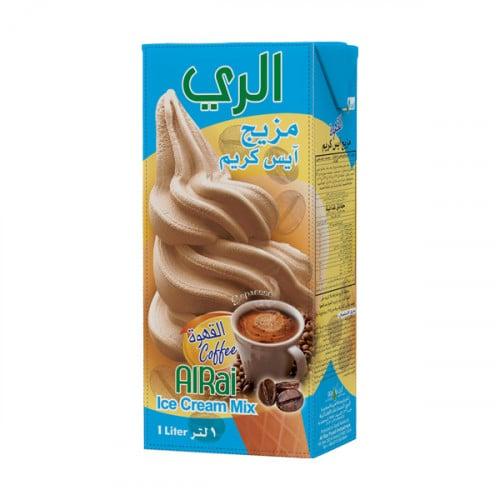 الري خليط مزيج ايس كريم القهوة 1 لتر ice cream mix...