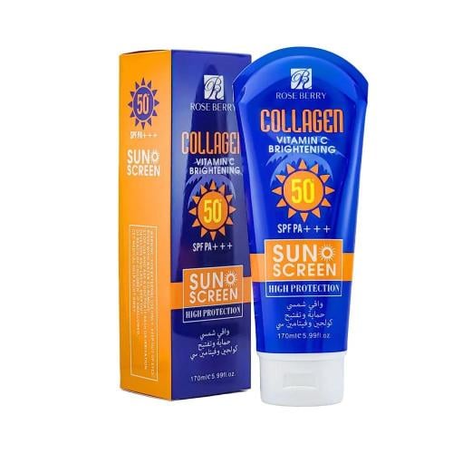واقي شمسي حماية وتفتيح بخلاصة الكولجين وفيتامين سي...